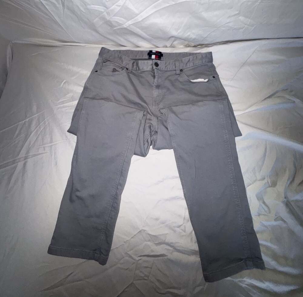 Tommy Hilfiger 5-Pocket Pants Size 36/30 Gray Casual